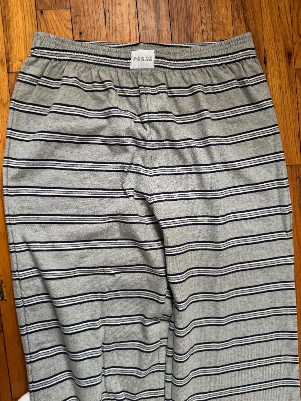Parke Grey Stripe Boxer pants